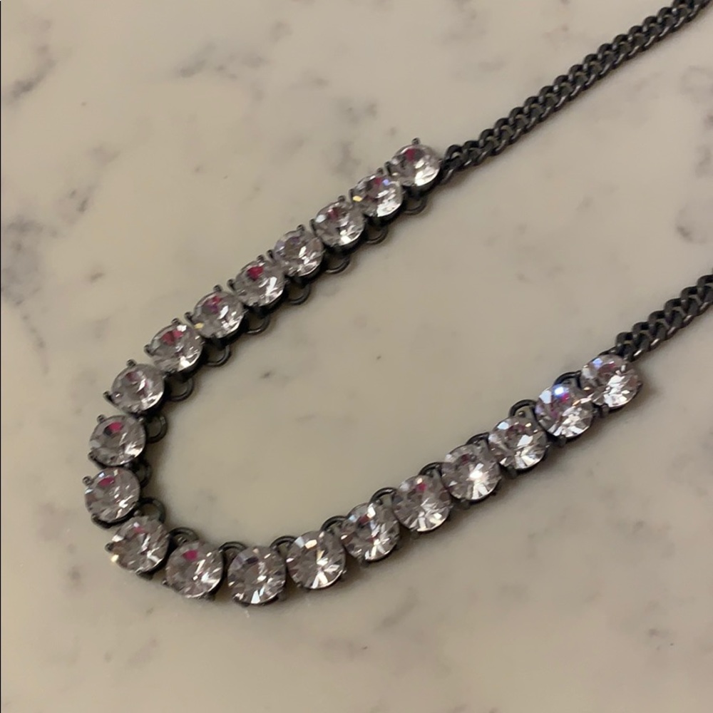 J.Crew Long strand Stone necklace